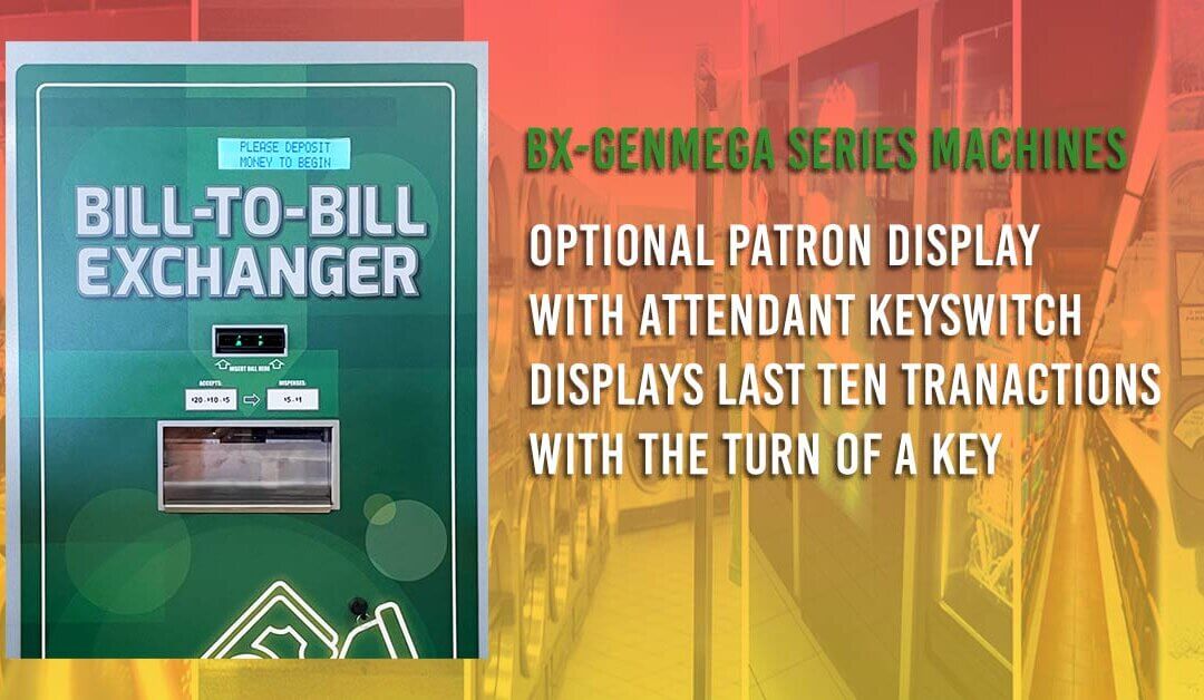 Optional Patron Display with Attendant Keyswitch